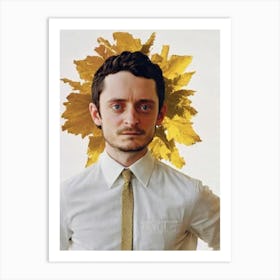 Elijah Wood Retro Collage Movies Art Print