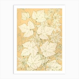 Vines And Leaves Art Print