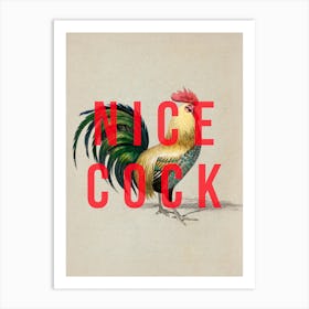 Nice Cock Art Print