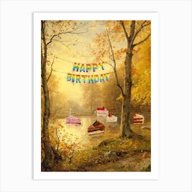 Birthday Cakes Art Print