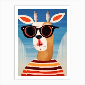 Little Antelope 2 Wearing Sunglasses Art Print