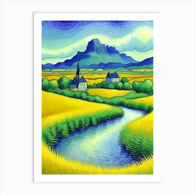 Mountain Landscape 3 Art Print