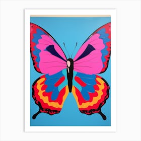 Pop Art Admiral Butterfly 4 Art Print