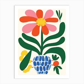 Flower In A Pot Art Print