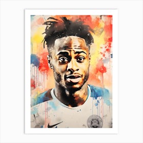 Raheem Sterling (3) Art Print