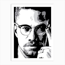 Malcolm X Art Print