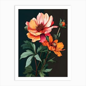 Cosmos Flower 7 Art Print