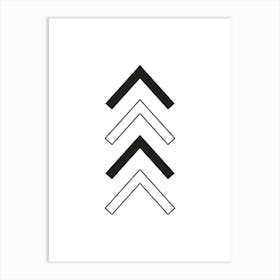 Arrows Vector Illustration Art Print