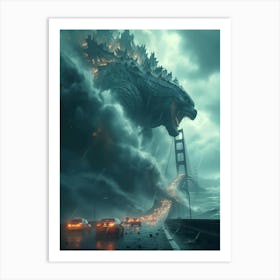 Godzilla 2 Art Print