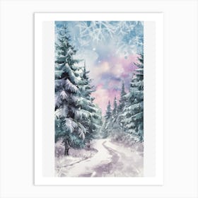 Frosted Twilight Art Print