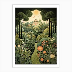 Dumbarton Oaks Usa Henri Rousseau Style 2 Art Print