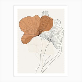 Ginkgo Leaves 2 Art Print