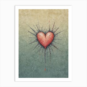 Heart Of The Web Art Print