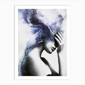 Blue And Purple Dreams Art Print