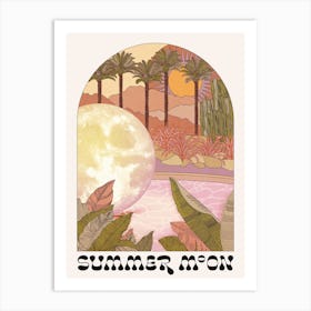 Summer Moon Art Print