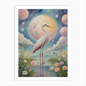 Rainbow Cosmos Art Print