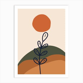 Plant In The Sun Art Print