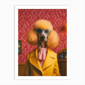 A Poodle Dog 5 Art Print