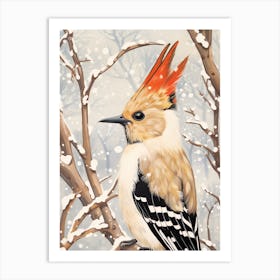 Bird Illustration Hoopoe 4 Art Print