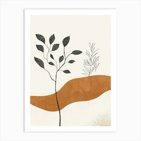 Tree In The Sand Art Print