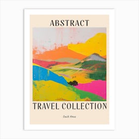 Abstract Travel Collection Poster South Korea 2 Art Print