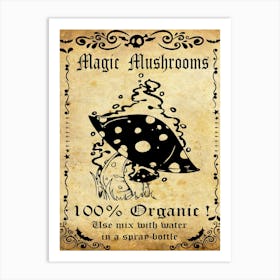 Magic Mushrooms Art Print