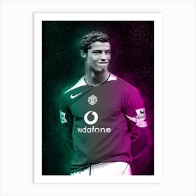 Cristiano Ronaldo Manchester United 2 Art Print