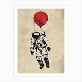 Banksy Art Astronaut Art Print