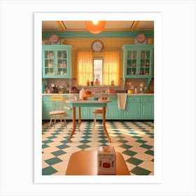 Barbie Retro Home Interior Kitsch 5 Art Print