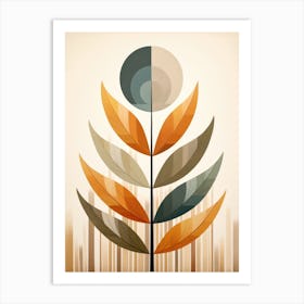 Abstract Leaf Art Print