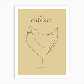 The Chicken Art Print