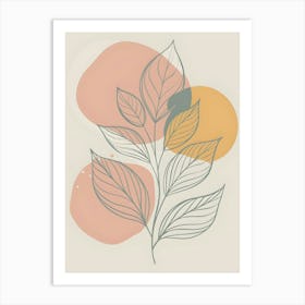 Abstract Leaf 1 Art Print