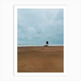 Lifeguard Tower, Cullera, Valencia Art Print