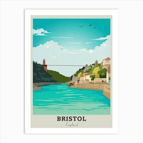 Bristol Bridge Travel Art Print