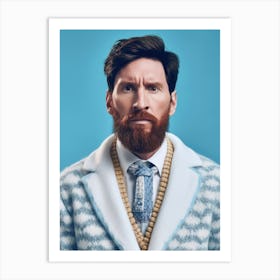 Lionel Messi Fashion Art Art Print