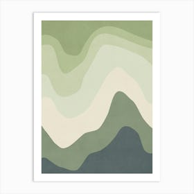 Abstract Waves 04 8 Art Print