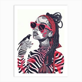 Zebra Print 7 Art Print