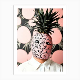 Pineapple Mask Art Print