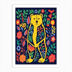 Bear In The Forest Art Print