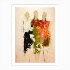 Three Women 1 Art Print