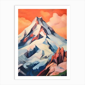 Mount Baker Usa 2 Mountain Painting Art Print