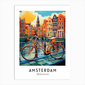 Amsterdam Netherlands Cityscape Travel Art Print