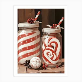 Candy Canes 2 Art Print