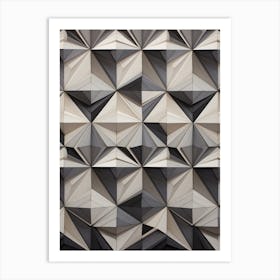 Geometric Pattern Illustration 22 Art Print