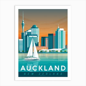 Auckland New Zealand Art Print