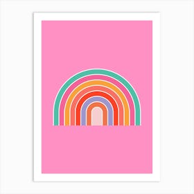 Rainbow Pink Art Print