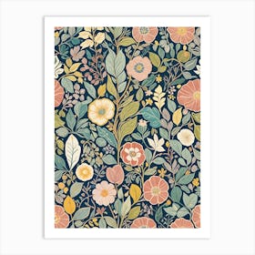 A Tapestry of Pastel Colours Art Print