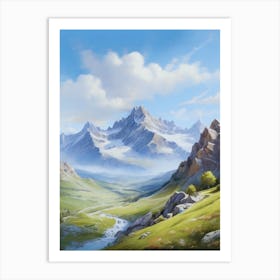 Mountain Landscape 2 Art Print