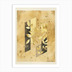 'Gold Leaf' 2 Art Print