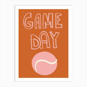 Game Day Print Art Print